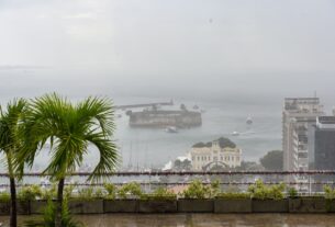 Salvador acumula 99 mm de chuva em três dias e rajada de vento chega a 45km/h