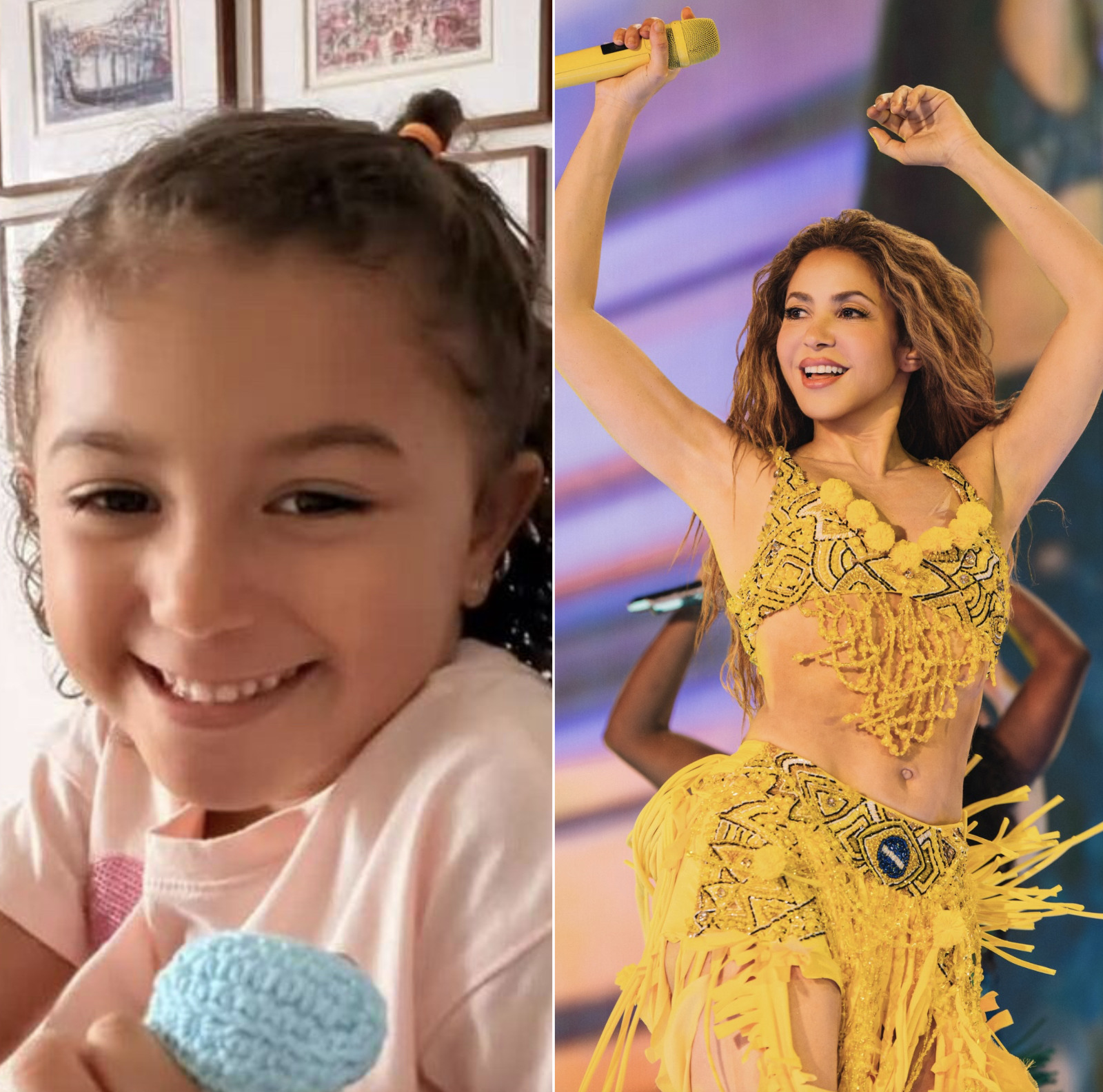 Filha de Lore Improta e Léo Santana ganha mensagem carinhosa de Shakira: "Muito fofinha"