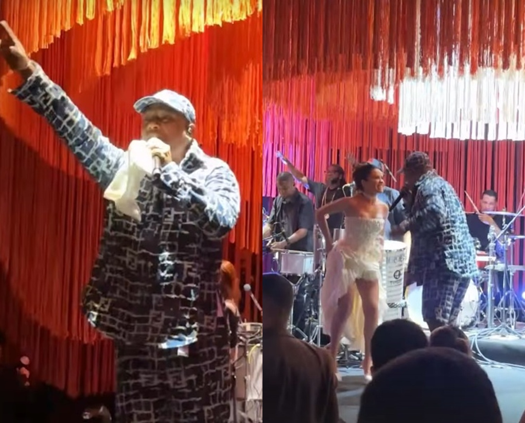 Psirico agita casamento de Juliette e chama Anitta ao palco; assista
